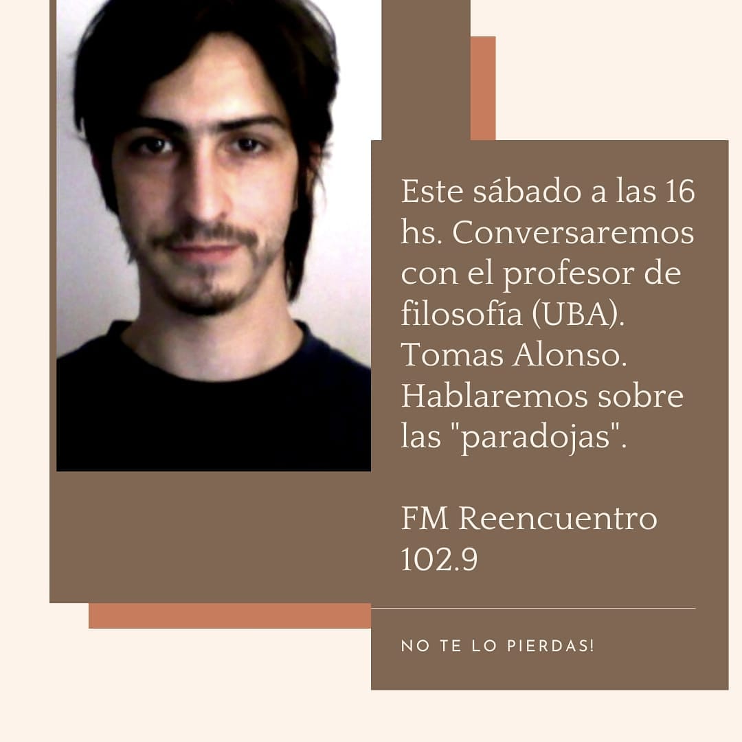 AUDIO. #CONVERSACIONES – ENTREVISTA A TOMÁS ALONSO: «PARADOJAS».