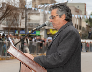 Foto tomada del Facebok del intendente Jorge Etcheverry