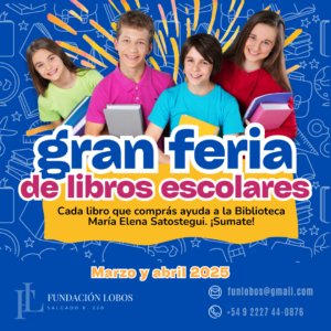 Gran Feria de Libros Escolares – Fundación Lobos 2