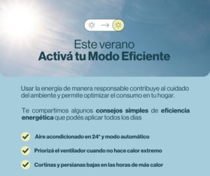 eden uso responsable de la energía