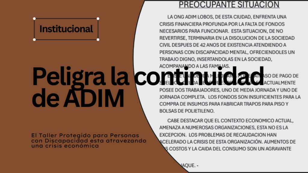 Crisis en ADIM