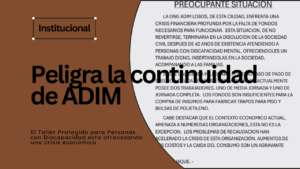 Crisis en ADIM
