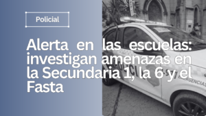 Amenaza de tiroteo en las escuelas de Lobos