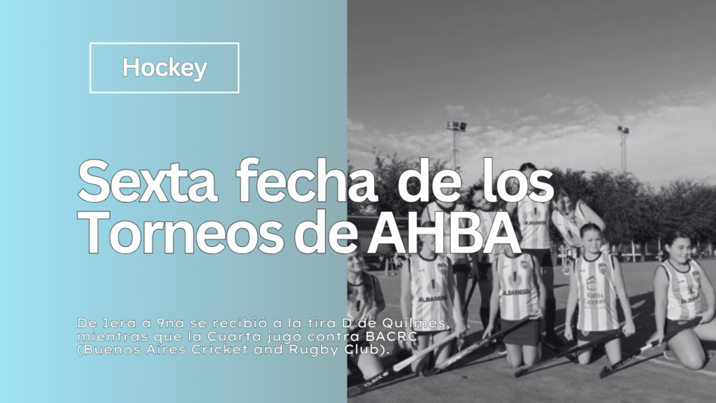 Todos los resultados del Hockey Femenino de EFIL