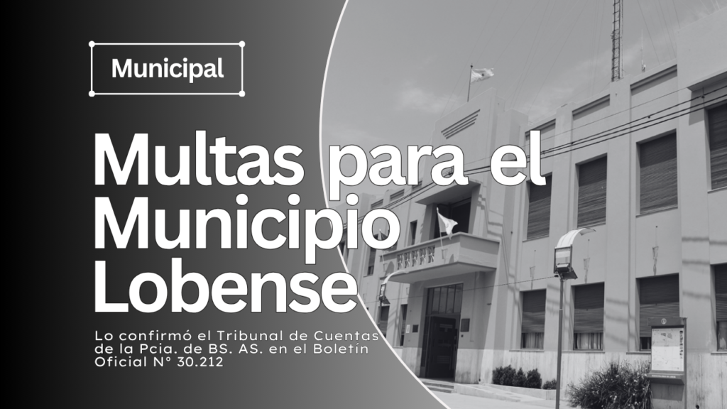 Multas municipales para Lobos