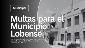 Multas municipales para Lobos