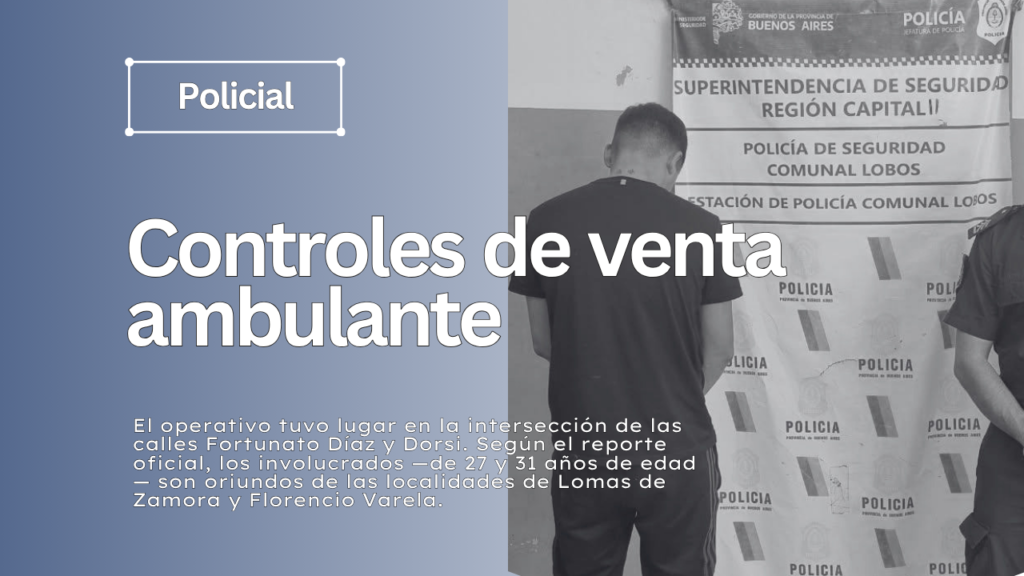 Policiales - Control de Venta Ambulante