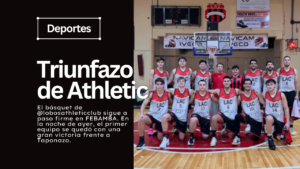 El básquet de @lobosathleticclub sigue a paso firme en FEBAMBA. En la noche de ayer, el primer equipo se quedó con una gran victoria frente a Taponazo.