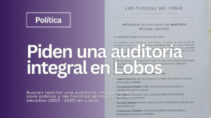 La idea es impulsada por la militancia local libertaria "LAS FUERZAS DEL CIELO"