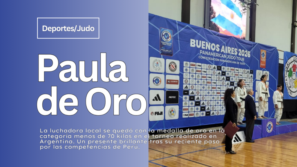 Deportistas locales - Aggollia Oro en el Panamericano de Judo en Argentina