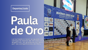 Deportistas locales - Aggollia Oro en el Panamericano de Judo en Argentina