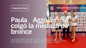 Deportistas locales - podio de Paula Aggollia Sud. de Judo 2026