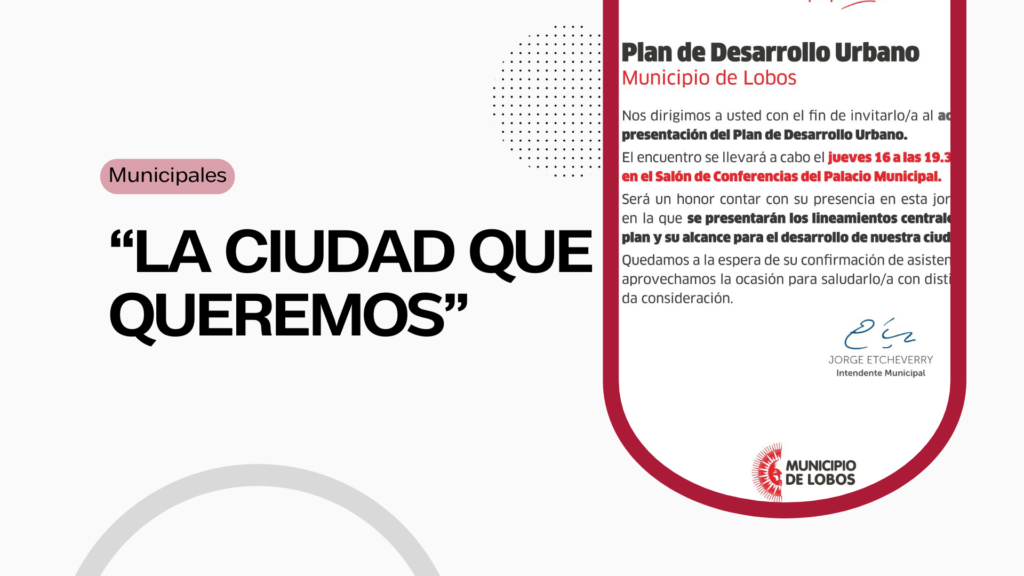 Municipales - Plan de Desarrollo Urbano