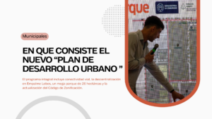 El arquitecto Tomas Martinez haciendo la exposición del proyecto "LA CIUDAD QUE QUEREMOS"
