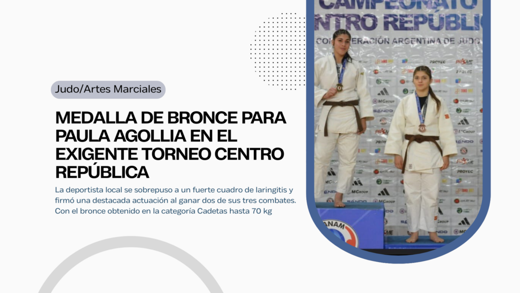 Deportes - Paula Agollia Tercera en Córboda