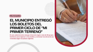 Municipales - mi primer terreno