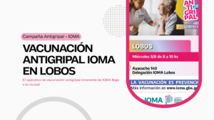 campaña antigripal IOMA - agosto 2026