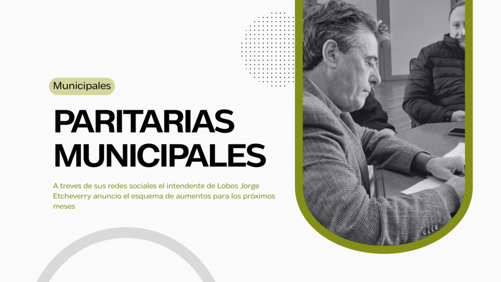 Paritarias Municipales - agosto 2026