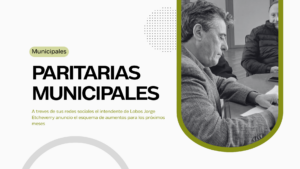 Paritarias Municipales - agosto 2026