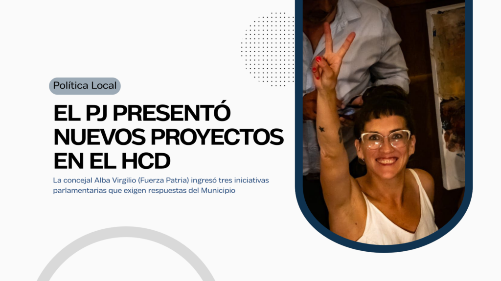 Nuevos proyectos presentados por el PJ local en el HCD