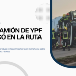 Por el vuelco de un camión con gas butano está cortada la RN205.