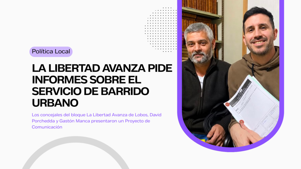 Entrevistas - lla y su pedido de control sobre el barrido