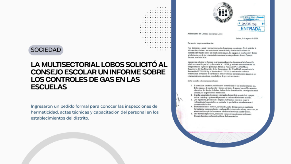 gas a escuelas