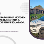 Recuperan en Empalme Lobos una motocicleta robada que estaba a punto de ser desguazada