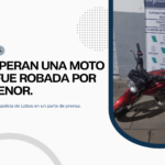 Recuperan en Lobos una moto robada durante la madrugada: era conducida por un menor
