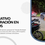Secuestran 10 motos y labran 36 actas en un operativo de saturación