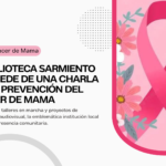 Prevención, salud y solidaridad se unen en la Biblioteca Sarmiento